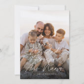 Modern Feliz Navidad Foto Weihnachten (Vorderseite)