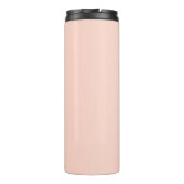 Modern Feminine Soft Pink Script Individuelle Name Thermosbecher (Rückseite)