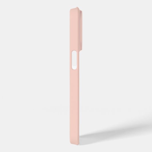Modern Feminine Solid Soft Pink Script Individuell Case-Mate iPhone Hülle (Rückseite / Rechts)