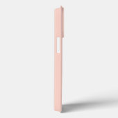 Modern Feminine Solid Soft Pink Script Individuell Case-Mate iPhone Hülle (Rückseite / Rechts)