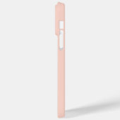 Modern Feminine Solid Soft Pink Script Individuell Case-Mate iPhone Hülle (Rückseite / Links)
