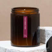 Modern Feminine Tamper Proof Skinny Wasserdicht Etiketten