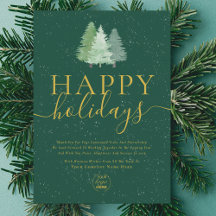 Modern Festival Trees Logo Business Green Gold