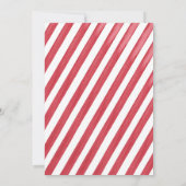 Modern Festive Christmas Party Einladung (Rückseite)