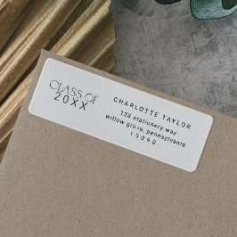 Modern Fete | Minimale Rückgabe des Abschlusses im