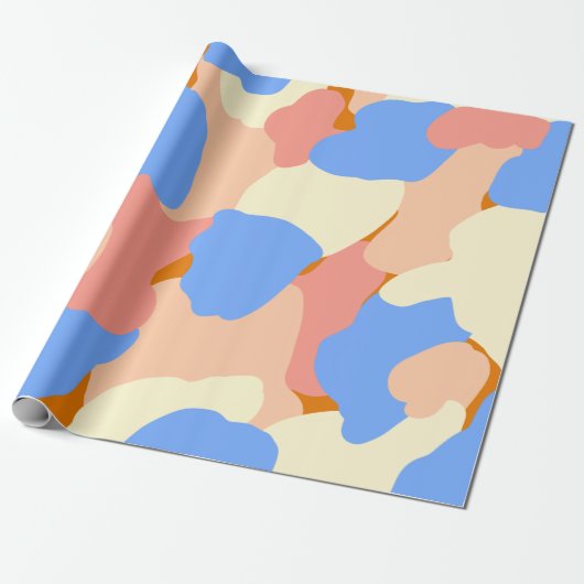 Modern fett Abstrakt Geschenkpapier (Ungerollt)