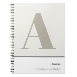 Modern, fett, minimalistisch, professionell notizblock