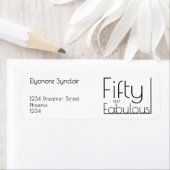 Modern Fifty and Fabulous Bold 50th Birthday Party (Insitu)