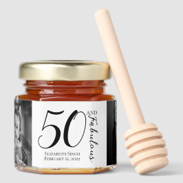 Modern Fifty and Fabulous Name 50th Birthday Party