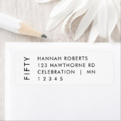 Modern Fifty Bold 50th Birthday Party (Insitu)