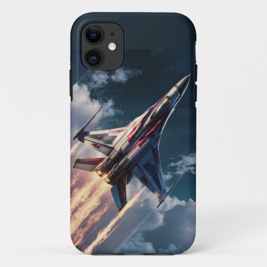 Modern Fighter Pilot Jet Case-Mate iPhone Hülle (Rückseite)