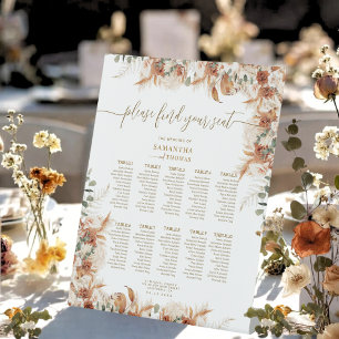 Modern finden Sie Ihre Sitzkarte Sockelschild