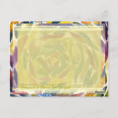 Modern Fine Art Glass Picture Card Postkarte (Rückseite)