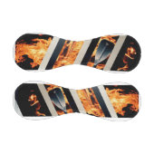 Modern Fire & Triple Stripe Bold Minimalist Baseball (Paneele)