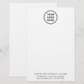 Modern-Firmenlogo Briefpapier (Vorne/Hinten)
