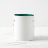 Modern First Christmas as a Nursing Student Custom Tasse (Zentrum)