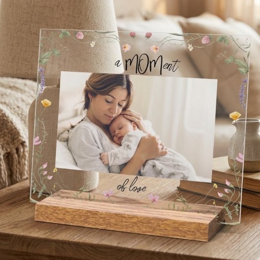 Modern  First Mother's Day Photo Acrylic Gift Acrylschild