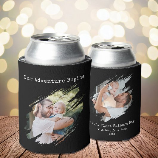 Modern First Vathers Day 2 Foto Dosenkühler