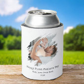 Modern First Vathers Day 2 Foto Dosenkühler