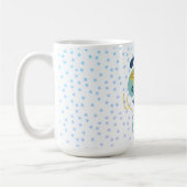 Modern Fisces Fish Zodiac Kaffeetasse (Links)