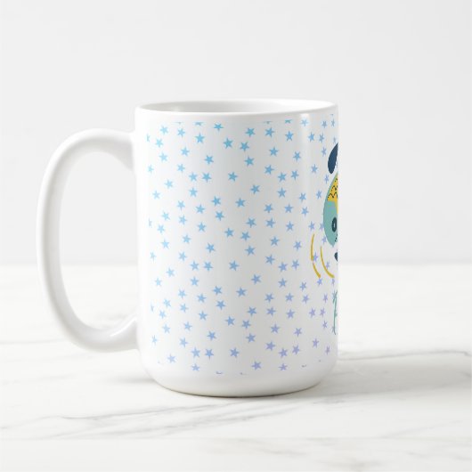 Modern Fisces Fish Zodiac Kaffeetasse (Links)