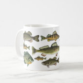 Modern Fisherman Angler Fish Hobby Kaffeetasse (Vorderseite Links)