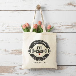 Modern Fit Mom Mothers Day Tote Bag Tragetasche