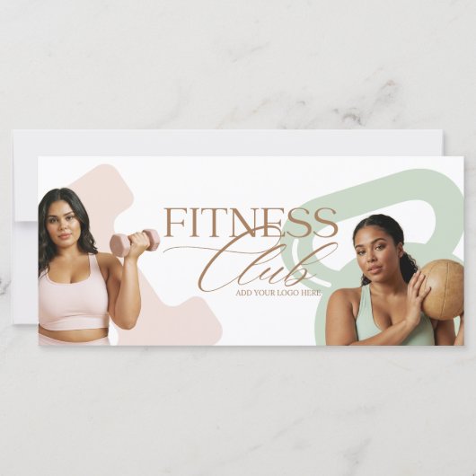 Modern Fitness Personal Trainer Gift Certificate (Vorderseite)