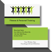 Modern Fitness & Personal Trainer New Visitenkarte