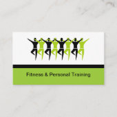 Modern Fitness & Personal Trainer New Visitenkarte (Vorderseite)