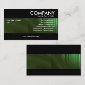 Modern - Flaschen-Grün Visitenkarte (Vorne/Hinten)