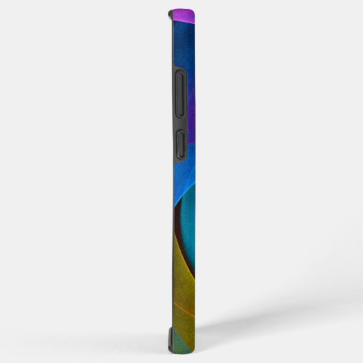 Modern Floral Abstract Art Pink Blue Pattern #17 Samsung Galaxy Hülle (Rechte Seite)