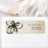Modern Floral Address Label (Insitu)
