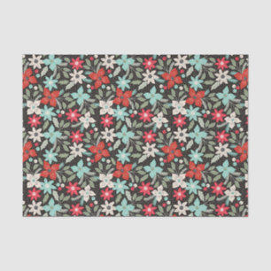 Modern Floral Feiertage Seidenpapier