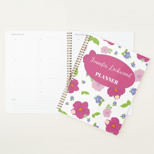 Modern Floral / Foliage, Weekly - Monthly Planer (Anzeige)