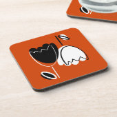 Modern Floral  Getränkeuntersetzer (Linke Seite)