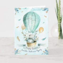 Modern Floral Happy Oaster wünscht Boho Grüße Feiertagskarte