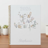 Modern Floral New Year New Me Planner Planer