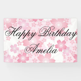 modern, floral, niedlich, trendig, mädchenhaft, pi banner