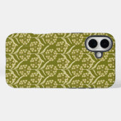 Modern Floral Pattern: White Umbel Flowers Case-Mate iPhone Hülle (Rückseite (Horizontal))