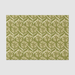 Modern Floral Pattern: White Umbel Flowers Seidenpapier