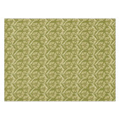 Modern Floral Pattern: White Umbel Flowers Tischdecke (Vorderseite (Horizontal))