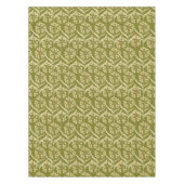 Modern Floral Pattern: White Umbel Flowers Tischdecke (Vorderseite)