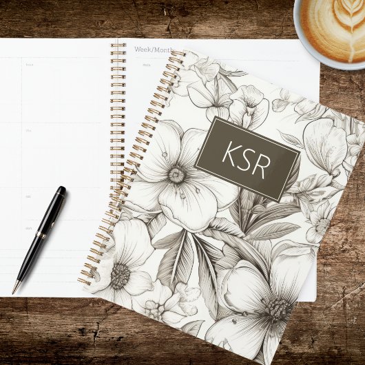 Modern Floral  Planer