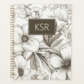 Modern Floral  Planer (Vorderseite)