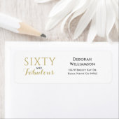 Modern Floral Sixty and Fabulous Bold (Insitu)