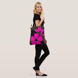 Modern Floral Tote Bag / Stylish Everyday Bag Tasche