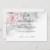 Modern Floral Watercolor Roses BarefootBride™ (Vorderseite)