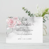 Modern Floral Watercolor Roses BarefootBride™ (Stehend Vorderseite)