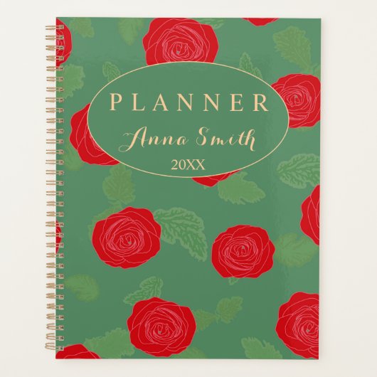 Modern Floral  Weekly I Monthly Planer (Vorderseite)